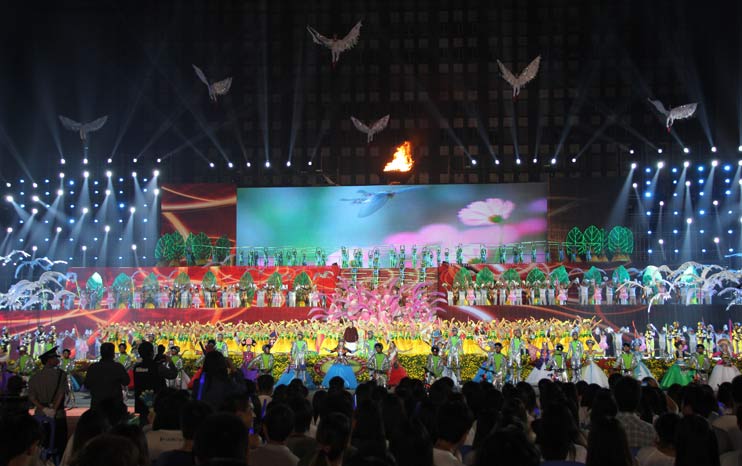 2012云南省第七届城市运动会开幕式